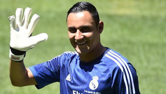Keylor Navas habló sobre su debut con el Real Madrid. (AFP)