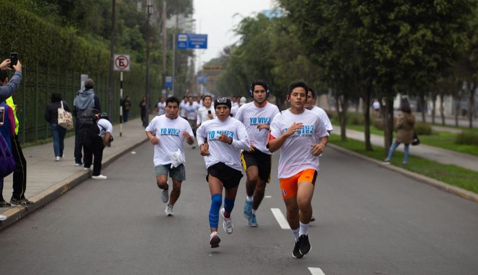 Más de cinco mil personas participaron en la carrera 5K denominada “Yo vivo sin drogas, tú decides”. (Foto: Difusión)