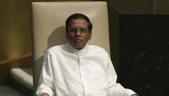 El presidente de Sri Lanka, Maithripala Sirisena. (Foto: EFE)