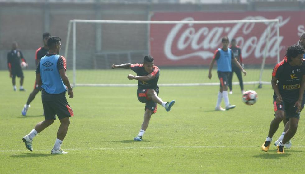 La selección peruana entrenó en la Videna para el amistoso ante Trinidad y Tobago. (Renzo Salazar/Perú21)