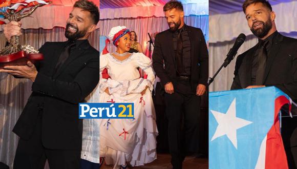 El artista Ricky Martin fue reconocido por su compromiso con el pueblo puertorriqueño.
