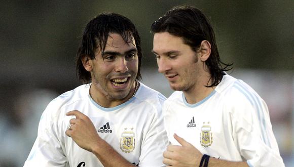 Carlos Tévez se refirió a la presunta pausa que Lionel Messi pidió en la Selección Argentina. (Foto: AP)