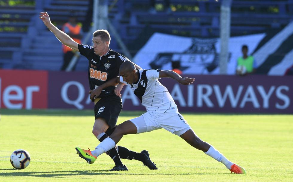 Danubio igualó 2-2 ante Atlético Mineiro por la Copa Libertadores 2019. (AFP)