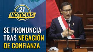 Presidente Vizcarra le responde al Congreso