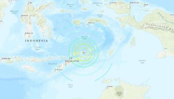 Indonesia suele tener frecuentes terremotos debido a su ubicación en el "Cinturón de fuego" del pacífico, un arco de intensa actividad sísmica donde chocan las placas tectónicas.  (Foto: Twitter @UGSG)