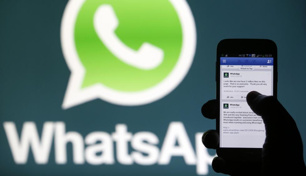 El servicio de WhatsApp se cayó ayer por un problema con uno de sus servidores. (Internet)