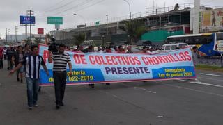 Huelga de ‘colectiveros’: Marcha llegó al penal Santa Mónica donde está internada Keiko Fujimori [VIDEO]