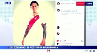 Lapadula vistió camiseta de la Selección Peruana en sus redes sociales