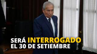 Chávarry será interrogado el 30 de setiembre por remoción de fiscales Vela y Pérez