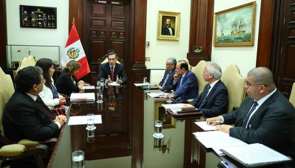 Este lunes se llevó a cabo una nueva reunión del Consejo para la Reforma del Sistema de Justicia. (Foto: Presidencia Perú)