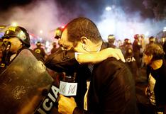 Manifestantes agreden a reportero de Canal N durante marcha en Plaza San Martín [VIDEO]
