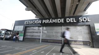 Línea 1 de Metro de Lima: Aún no hay fecha para reapertura de estación Pirámide del Sol