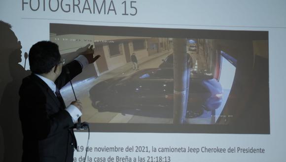 La prueba. Videos de las visitas a la casa de Breña están en manos del presidente Castillo. (Foto: Joel Alonzo / @photo.gec)