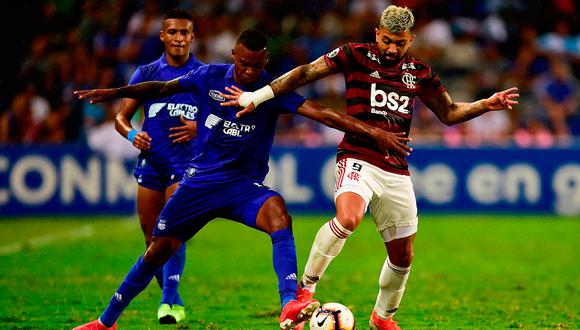 Flamengo parte con desventaja al choque de vuelta ante Emelec por la Copa Libertadores. (Foto: AFP)