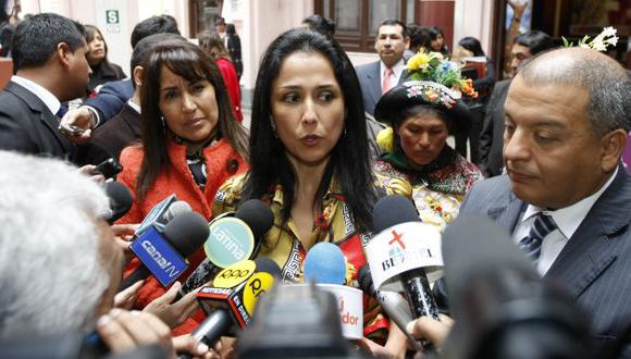 AQUÍ ESTOY. Nadine Heredia alimenta las especulaciones de sus críticos sobre su rol en el Gobierno. (Luis Gonzales)