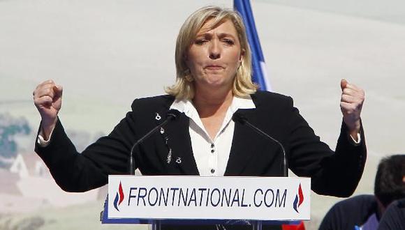 Le Pen no apoyará a nadie.(AP)