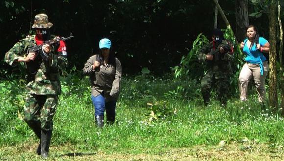 FALTAN ELLOS. Guerrilla del ELN podría seguir los pasos de las FARC. (AP)