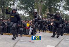 Huánuco: Miembros de la Policía Nacional se hacen virales por bailar cumbia en aniversario [VIDEO]