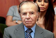 Argentina: Piden cuatro años de cárcel para el ex presidente Carlos Menem por fraude