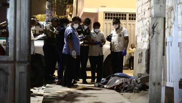 Asesinan a mujer en Villa El Salvador. (Foto: César Grados/@photo.gec)