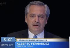 Alberto Fernández tilda de mentiroso a Mauricio Macri en pleno debate presidencial [VIDEO]