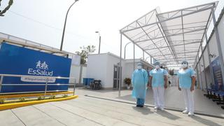 Amplían instalaciones del hospital Carlos Alcántara de EsSalud para atención de pacientes con COVID-19