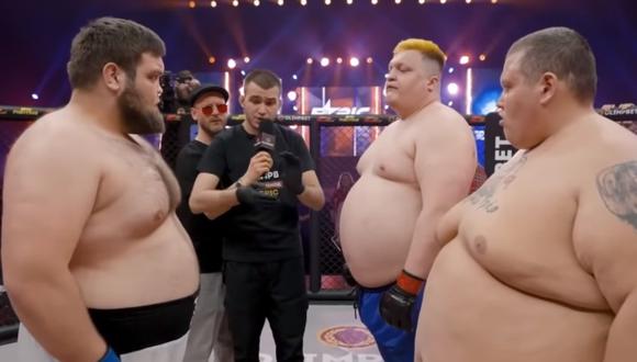 La insólita pelea entre un luchador profesional de MMA y dos influencers que lo superaban por 226 kilos. (Foto: That's why MMA! / captura)