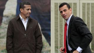 Ollanta Humala no se reunirá con Henrique Capriles
