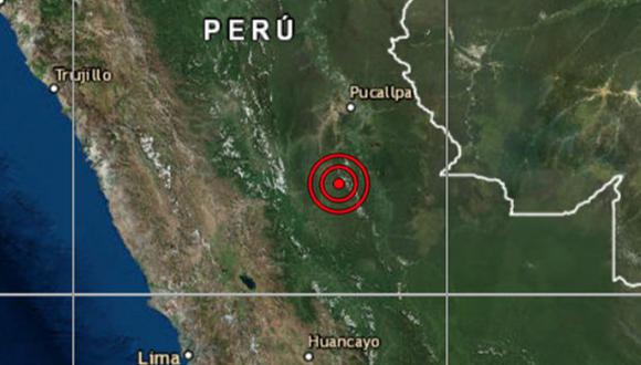 El epicentro del sismo se encuentra a 29 kilómetros al SE de la ciudad de Puerto Inca (Huánuco), y tuvo una profundidad de 30 kilómetros. (Foto: IGP)