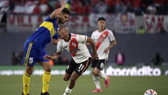 Boca Juniors y River Plate chocarán este domingo 11 de septiembre en La Bombonera. (Foto: AFP)