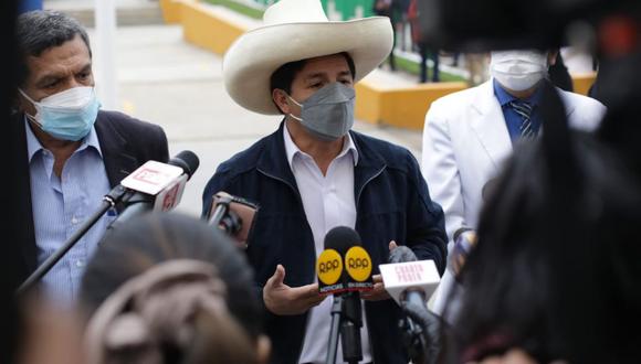 Pedro Castillo hizo un llamado a que las autoridades trabajen unidas en el Acuerdo Nacional. (foto: GEC)