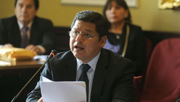 Eduardo Vega, ministro de Justicia, recordó que su sector se opuso a modificar el proceso de colaboración eficaz. (Foto: GEC)