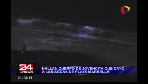 Búsqueda contó con el apoyo de un helicóptero del Gobierno Regional del Callao y otro de la PNP. (YouTube 24 Horas)