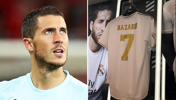 Camiseta de Real Madrid con el nombre de Eden Hazard llamó la atención. (Foto: EFE/Twitter @AleixGarces)