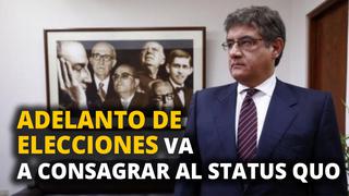 Juan Sheput: Adelanto de elecciones va a consagrar al status quo