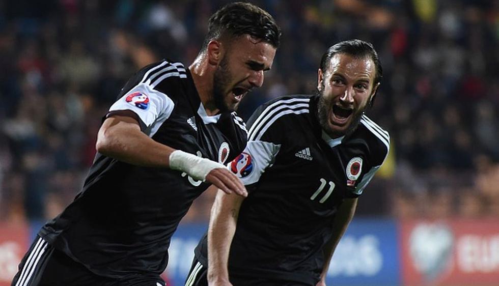 Albania clasificó por primera vez en Eurocopa 2016. (AFP)