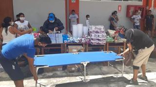 Supervisan a comuneros indígenas infectados con COVID-19 que permanecen en albergue en Iquitos