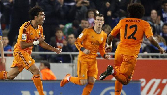 Pepe marcó el tanto de la victoria del Real Madrid. (EFE)