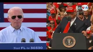 EEUU: Trump y Biden coinciden en Florida a pocos días de elecciones presidenciales 