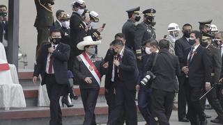 Pedro Castillo se retiró en medio del Desfile Cívico-Militar tras sismo en Piura