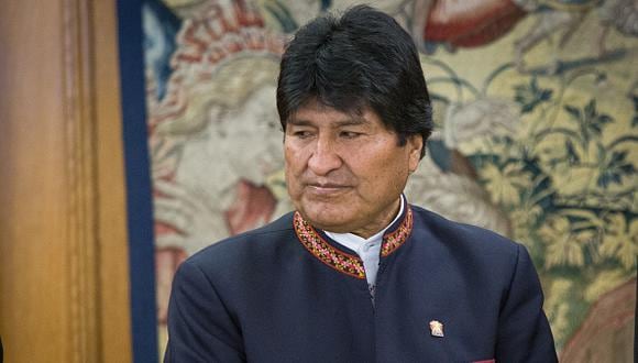 Evo Morales en La Haya