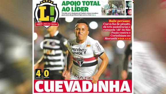 Christian Cueva: Brasil se rinde ante su brillante actuación en la goleada de Sao Paulo. (USI)