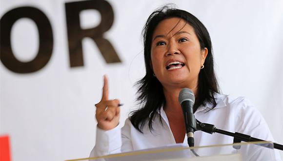 Keiko Fujimori no mencionó en ningún momento la propuesta de referéndum del presidente Martín Vizcarra. (Foto: Agencia Andina)