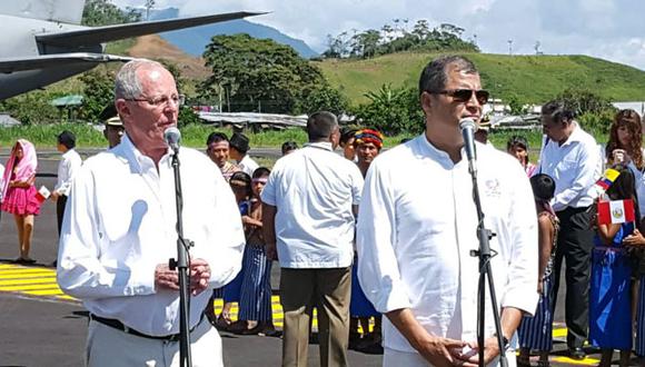 PPK y Correa emitirán comunicado al finalizar la reunión en Ecuador. (@CancilleriaPeru)