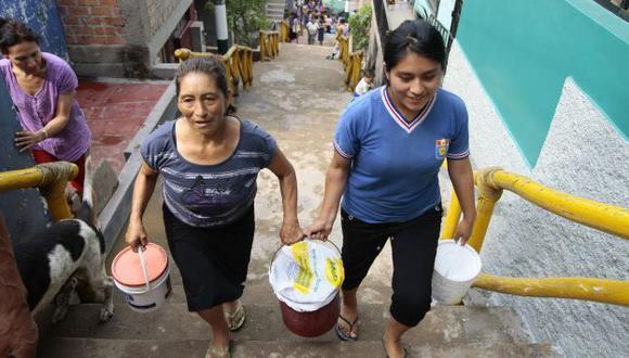 Los pobres son los más perjudicados con esta decisión de Sedapal. (Perú21)