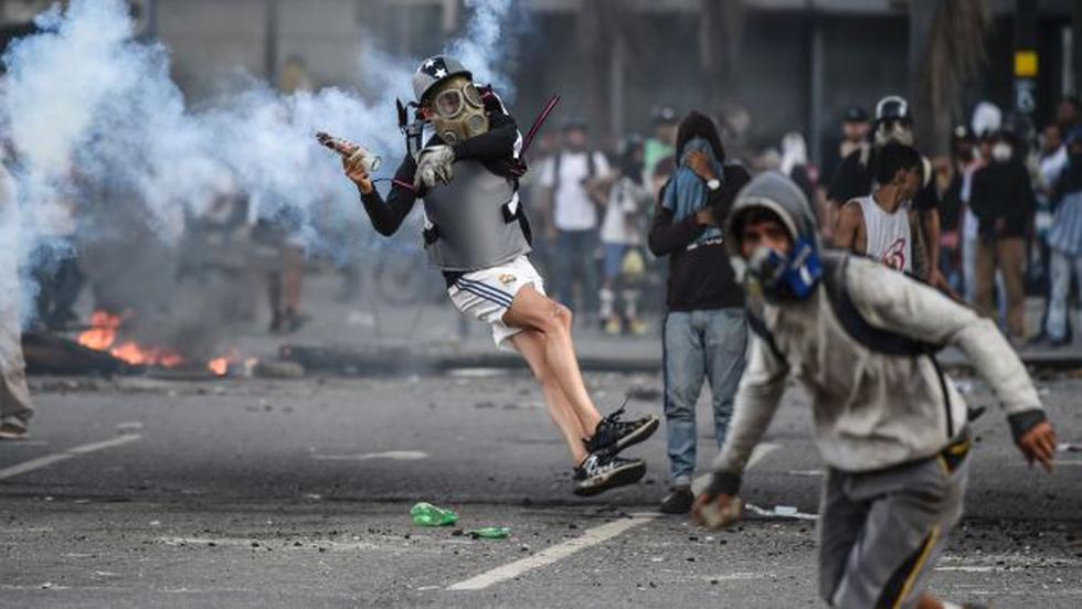 La violencia no cesa en las calles de Venezuela (AFP).