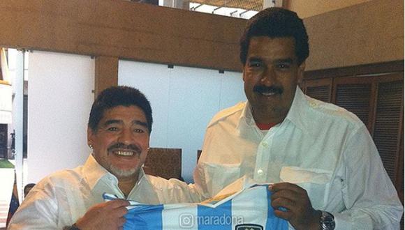 El 10 argentino mostró su respaldo al líder chavista Nicolás Maduro. (Foto: Instagram)