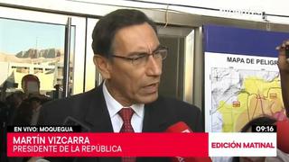 Vizcarra: Esperamos que a fines de setiembre se apruebe adelanto de elecciones