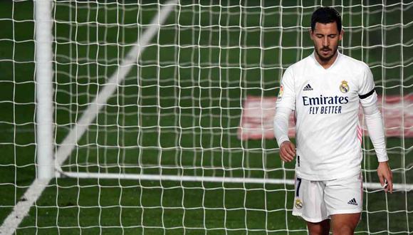 Eden Hazard se volvió a lesionar, confirmó Real Madrid. (Foto: AFP)