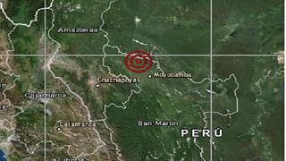 IGP: Reportan sismo de magnitud 4,3 en Moyobamba, San Martín
